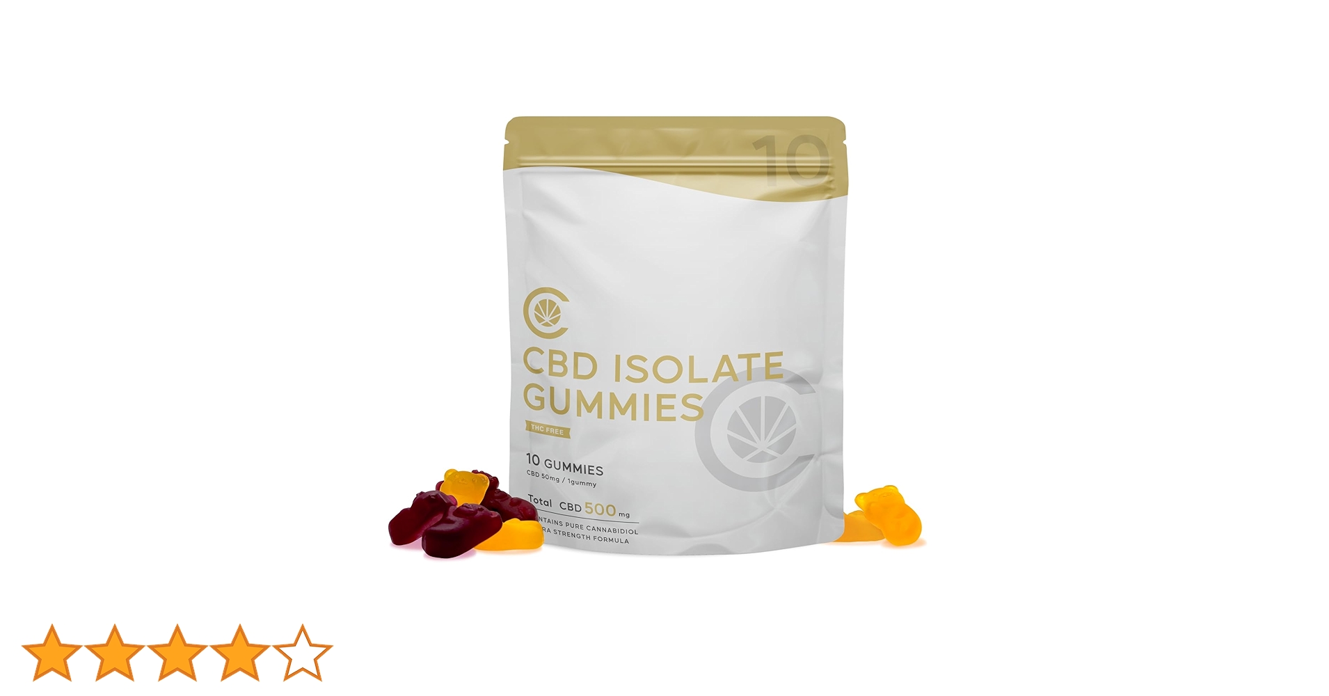 Amazon | CBD グミ CannaTech 500mg 10粒 50mg/粒 CBDアイソレート使用